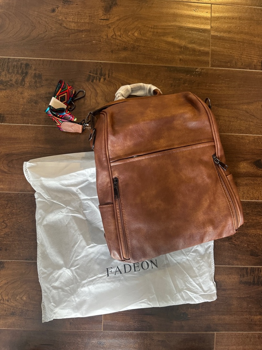 Brown Leather Women’s  Backpack - Casual Travel Bag
